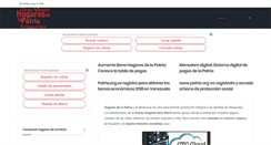Desktop Screenshot of hogaresdelapatria.com